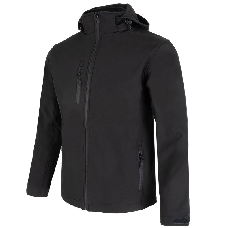 Bluza męska softshell z odpinanym kapturem